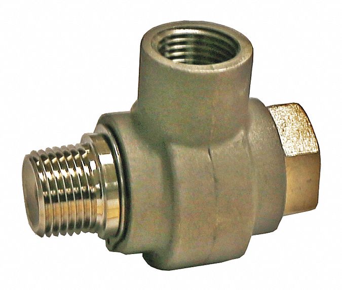 Swivel 90 Deg SS 1/2 in FNPT Inlet