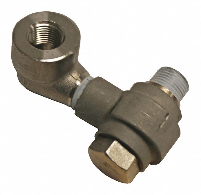Swivel 90 Deg SS 1/2 in FNPT Inlet