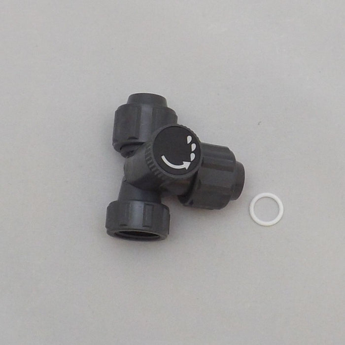 Valve PVDF 3/8 in Tube Bleeder