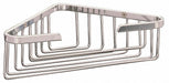 Corner Shower Basket Brass 9 in W
