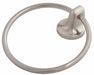 Towel Ring Zinc Satin Nickel 6 in w
