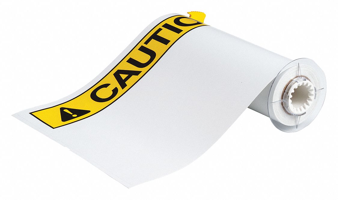 Pre-Cut Label Stock Roll White Gloss