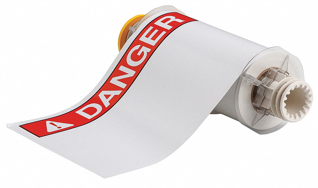 Pre-Cut Label Stock Roll White Gloss