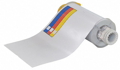Label Red/Yellow/Blue/White 7x10In Vinyl