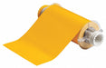 Pre-Cut Label Stock Roll Yellow Gloss