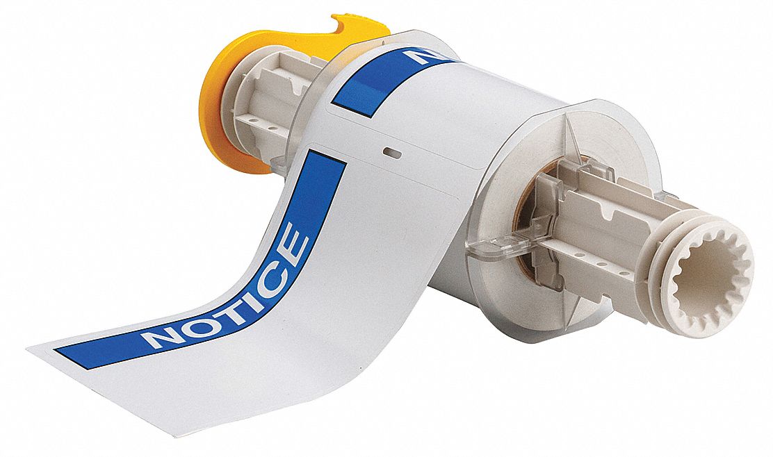 Pre-Cut Label Stock Roll White Gloss