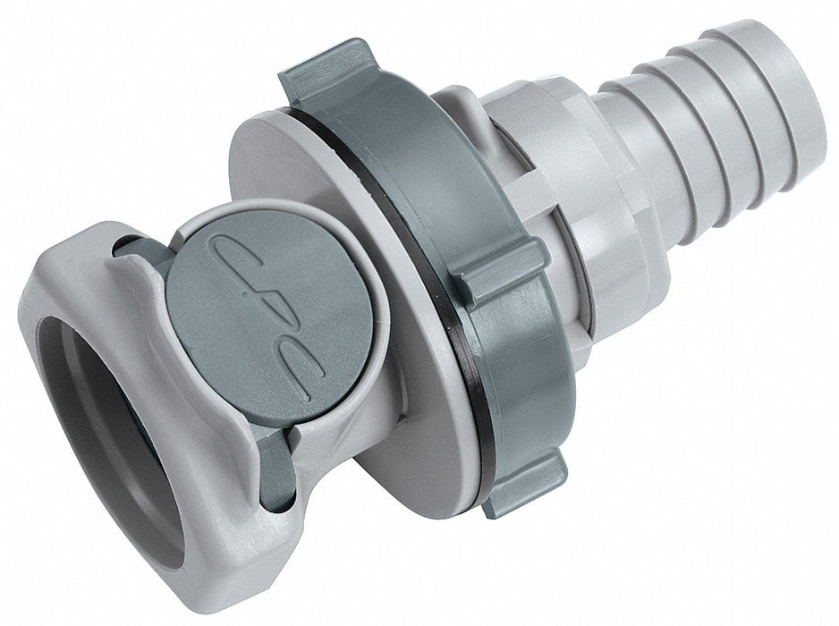 Straight Polypropylene Barbed 1/2 in