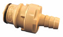 Straight Polypropylene MNPT 3/8 in