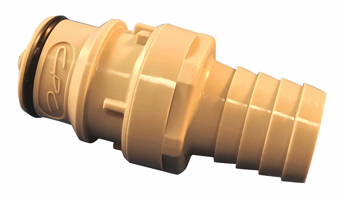 Straight Polypropylene Barbed 3/8 in