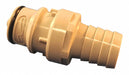 Straight Polypropylene Barbed 3/8 in