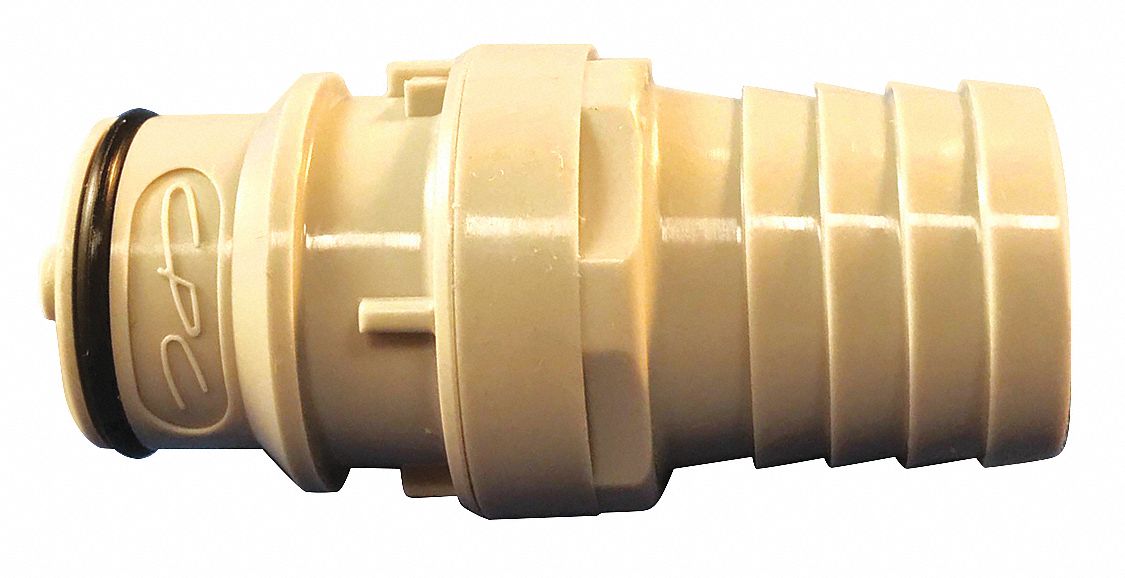 Straight Polypropylene Barbed 1/2 in