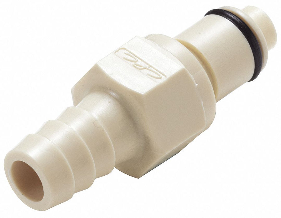 Straight Polypropylene Barbed 1/4 in