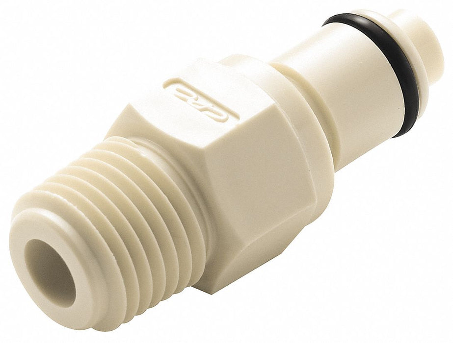 Straight Polypropylene MNPT 1/4 in
