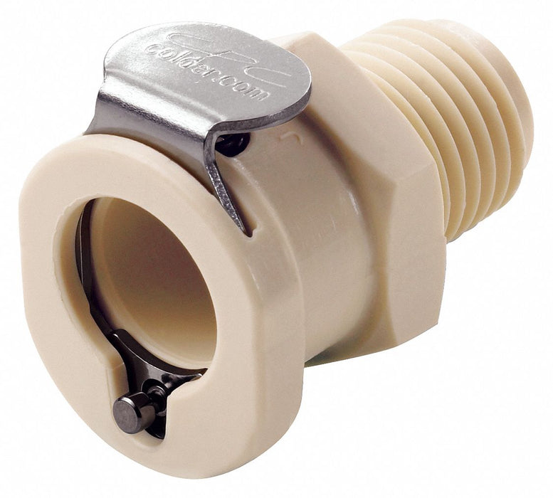 Straight Polypropylene MNPT 1/4 in