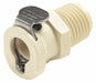 Straight Polypropylene MNPT 1/4 in