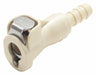 Straight Polypropylene Barbed 1/4 in