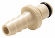 Straight Polypropylene Barbed 1/4 in