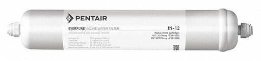 Inline Water Filter 0.8 gpm 10 1/2 H