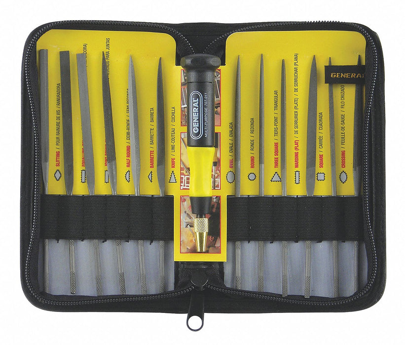 Needle File Set Swiss 5-1/2 in L