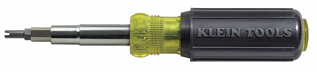 Multi-Bit Screwdriver 7-3/4 L Ergonomic