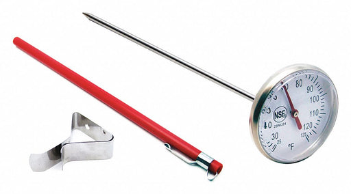 Dial Pocket Thermometer 25 to 125 F