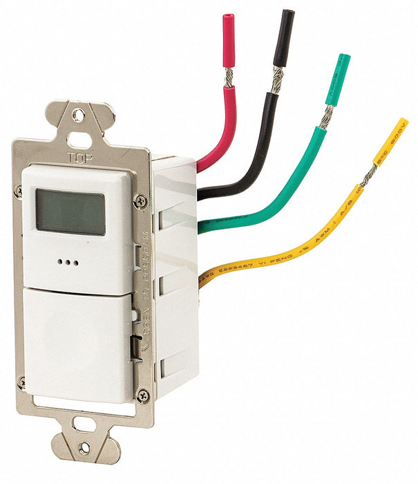 Countdown Timer White 120-277V AC