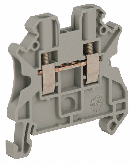 TerminalBlock 20A Gray 1000V DINRail