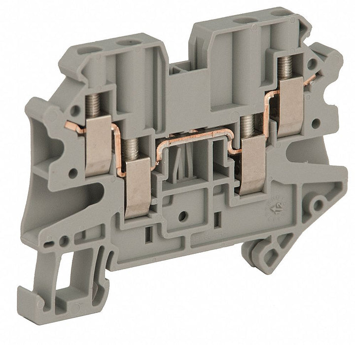 TerminalBlock 30A Gray 500V DINRail