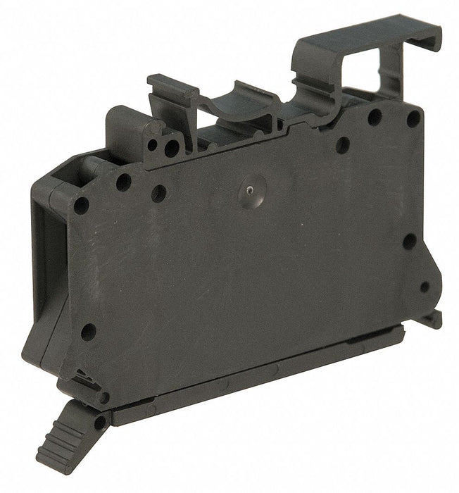 TerminalBlock 10A Black 500V DINRail