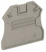 End Barrier Gray Plastic 0.16 in D