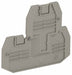 End Barrier Gray Plastic 0.16 in D