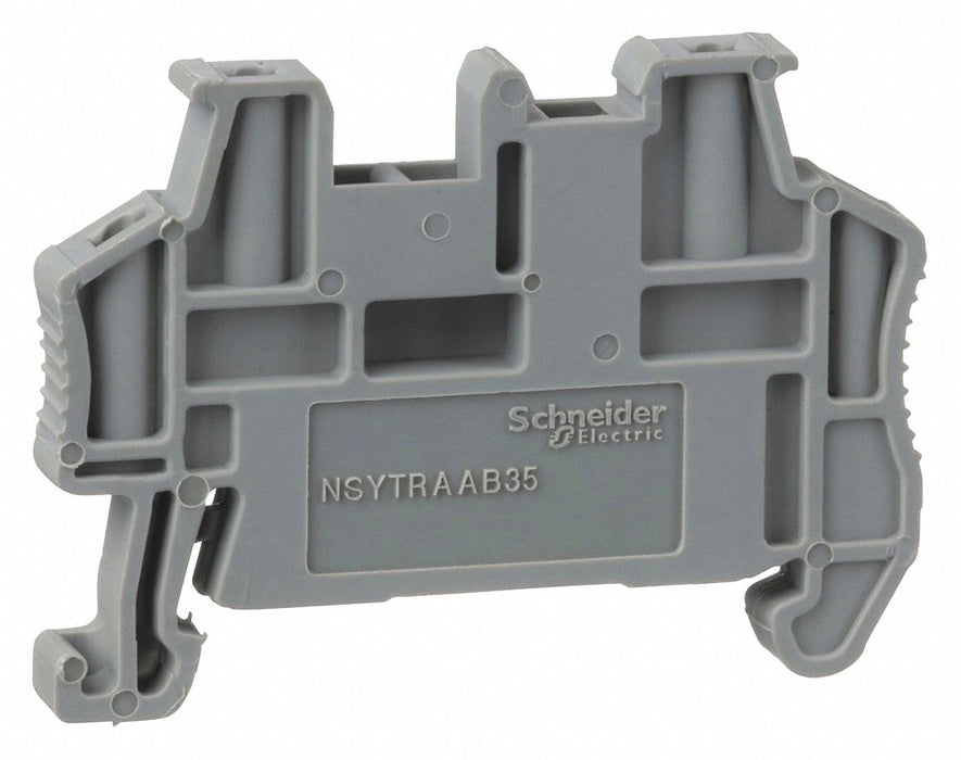 End Clamp Gray Plastic 0.16 in D