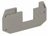 End Barrier Gray Plastic 0.09 in D