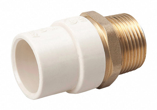 Adapter Brass 1/2 in Metal Pipe Size