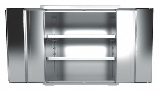 Shelving Cabinet 37 H 36 W Gray