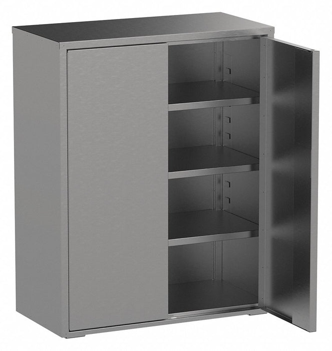 Shelving Cabinet 61 H 36 W Gray