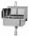 Hand Wash Sink Kit 19 x18 x16.5 Silver