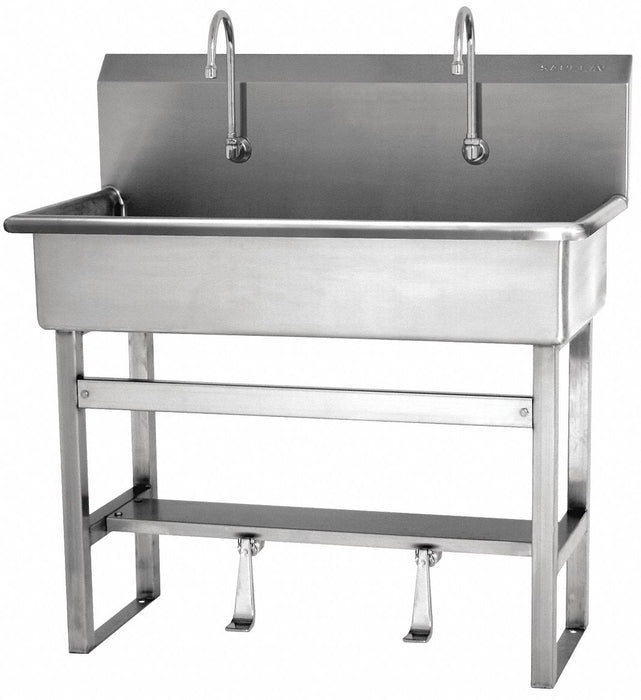 Wash Station 40 x20 x45 Silver