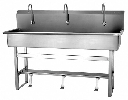 SaniLav Wash Sta Rect 57inx16-1/2inx8in