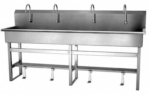SaniLav Wash Sta Rect 77inx16-1/2inx8in