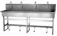 Wash Station 80 x20 x45 Silver