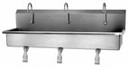 Wash Station 60 x20 x18 Silver