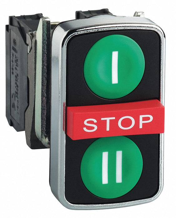 MultiheadOperator NonIllum Green 1NO/1NC