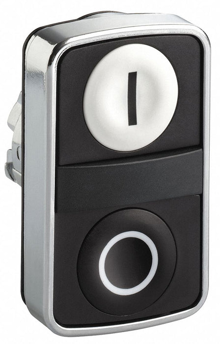MultiheadOperator Blk Wht NonIllum 22mm
