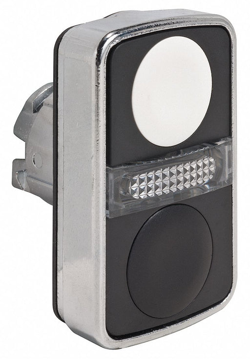 MultiheadOperator Blk Wht NoLamp 22mm