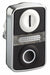 MultiheadOperator Blk Wht NoLamp 22mm