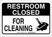 Safety Sign 10 X14 Plastic