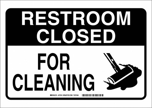 Safety Sign 10 X14 Plastic