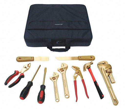 Hazmat Nonsparking Tool Set 10 pc.