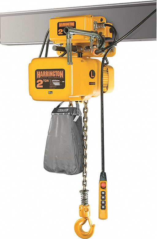 K8783 Elec. Chain Hoist w/Trolley 4000lb 15ft